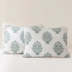 Sofia Flower Block Bouquet Reversible Cotton Quilt 3Pc Set