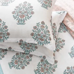 Sofia Flower Block Bouquet Comforter 5Pc Set