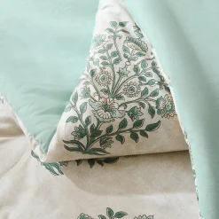 Sofia Flower Block Bouquet Cotton Comforter Set