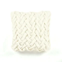 Soft Fur Weave Decorative Pillow Cover