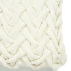 Soft Fur Weave Decorative Pillow Cover