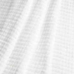 Solid Kantha Pick Stitch Yarn Dyed Cotton Woven Throw