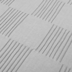 Sorano Chambray Textured Jacquard Cotton Duvet Cover 3 Piece Set