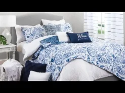 Southwest Vibrant Cactus Reversible 3 Piece Quilt Set