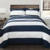 Stripe 2 Piece Quilt Set Twin Size