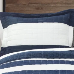 Stripe 2 Piece Quilt Set Twin Size