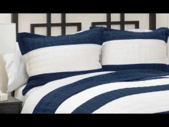 Stripe 2 Piece Quilt Set Twin Size