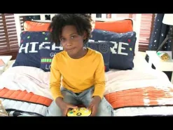 Stripe 2 Piece Quilt Set Twin Size