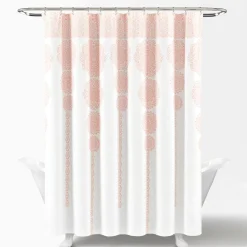 Stripe Medallion Shower Curtain