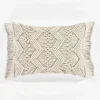 Studio Chevron Macrame Decorative Pillow Cover