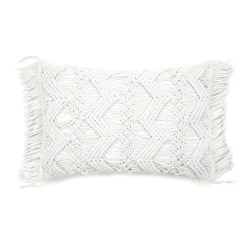 Studio Chevron Macrame Decorative Pillow Cover