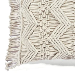 Studio Chevron Macrame Decorative Pillow Cover