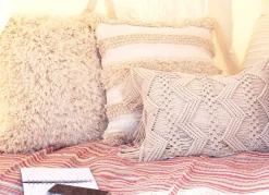 Studio Chevron Macrame Decorative Pillow Cover