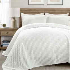 Super Cozy Ultra Soft Ribbed Faux Fur Oversized Blanket/Bedspread