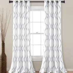 Swirl Light Filtering Window Curtains