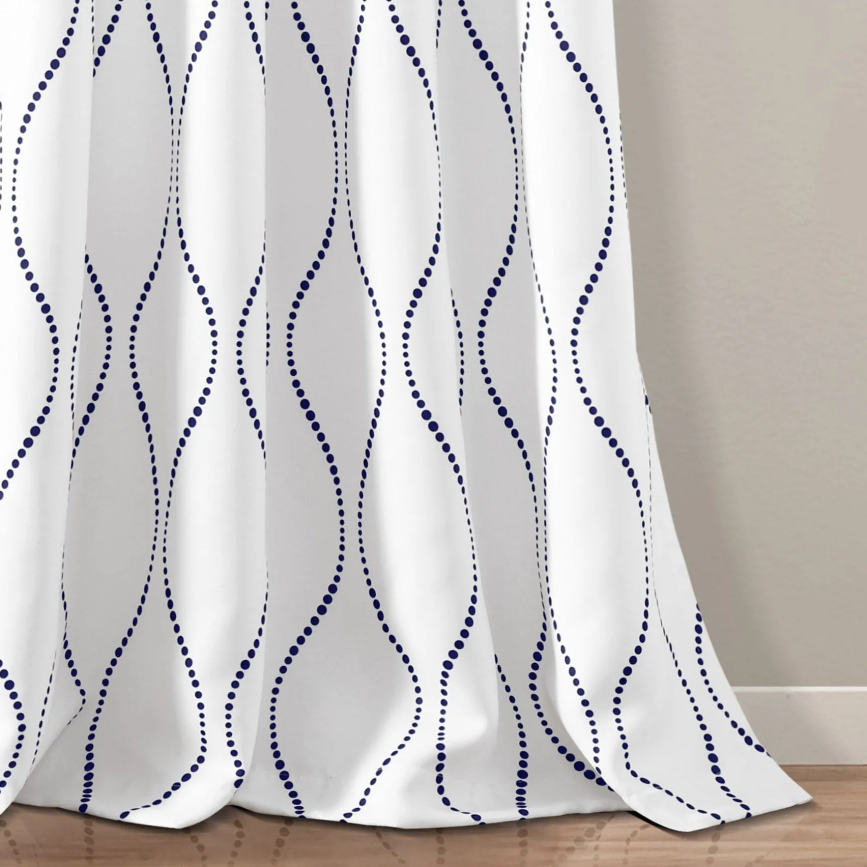 Swirl Light Filtering Window Curtains