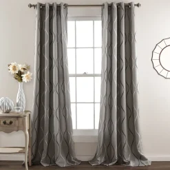 Swirl Light Filtering Window Curtains