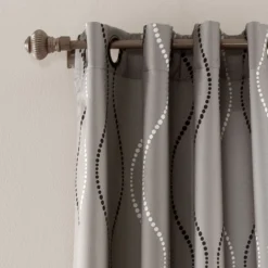 Swirl Light Filtering Window Curtains