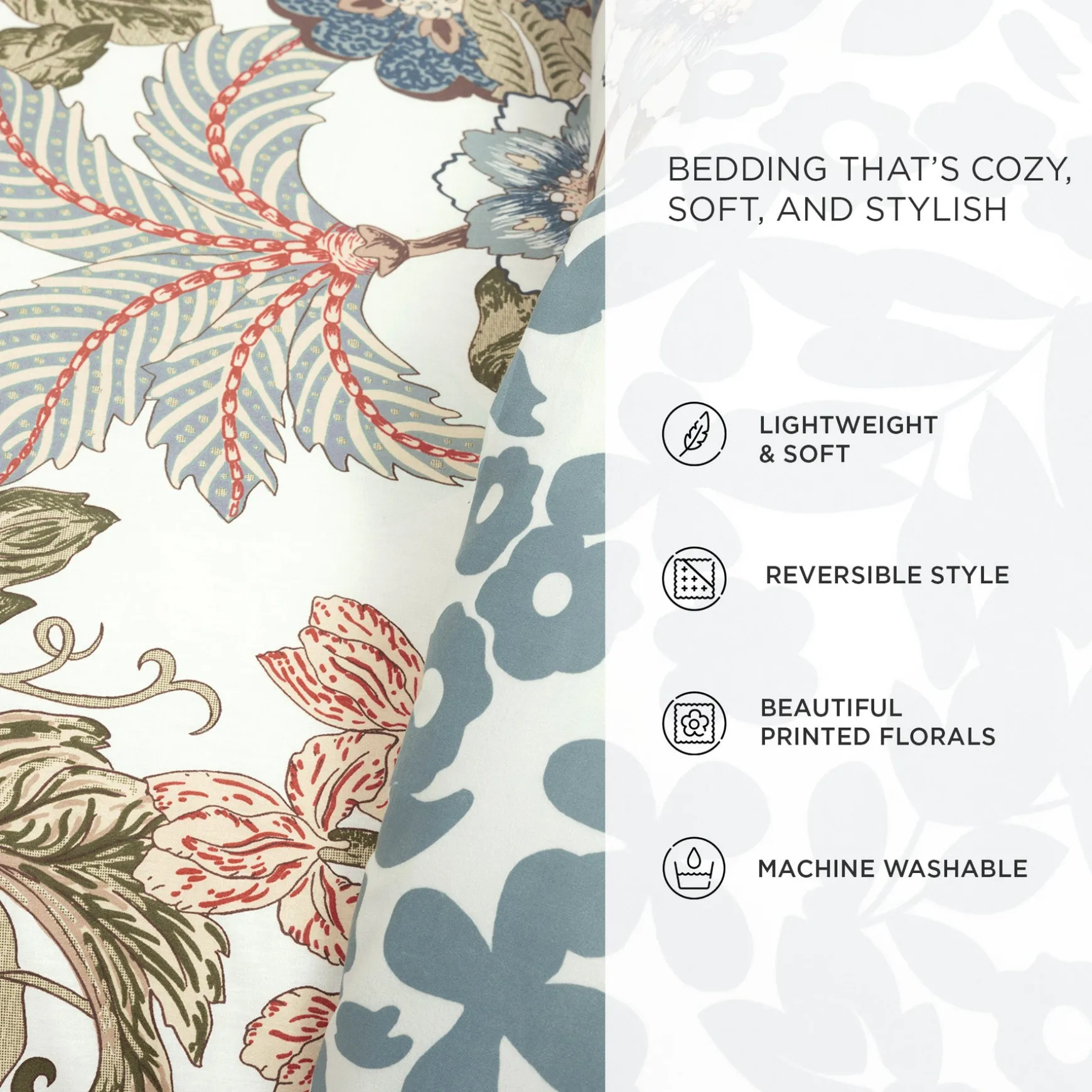 Sydney Floral Comforter 3 Piece Set