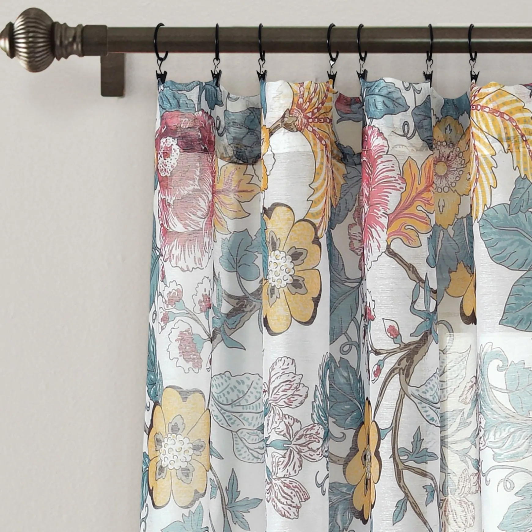 Sydney Sheer Window Curtain Panel Set