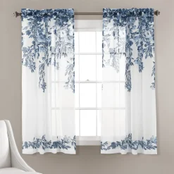 Tanisha Sheer Window Curtain Panel Set
