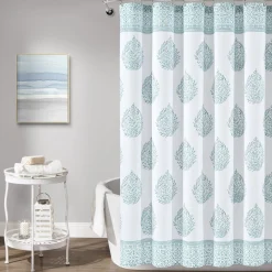 Teardrop Leaf Shower Curtain