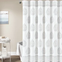 Teardrop Leaf Shower Curtain