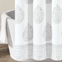 Teardrop Leaf Shower Curtain