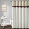 Terra Embroidery Shower Curtain