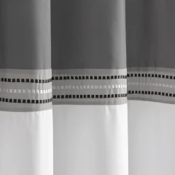 Terra Embroidery Shower Curtain