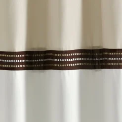 Terra Embroidery Shower Curtain