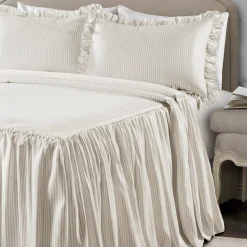 Ticking Stripe Bedspread Set
