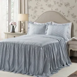 Ticking Stripe Bedspread Set
