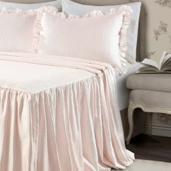 Ticking Stripe Bedspread Set