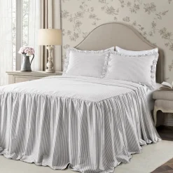 Ticking Stripe Bedspread Set