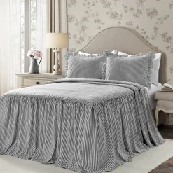 Ticking Stripe Bedspread Set