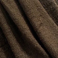 Tulum Boucle Textured Woven Fringed Throw Blanket