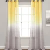 Umbre Fiesta Sheer Window Curtain Panel Set