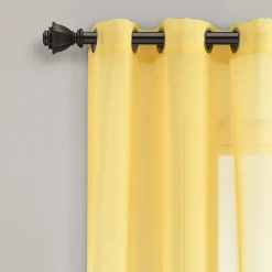 Umbre Fiesta Sheer Window Curtain Panel Set