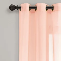 Umbre Fiesta Sheer Window Curtain Panel Set