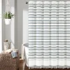 Urban Woven Yarn Dyed Recycled Cotton Blend Shower Curtain