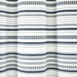 Urban Woven Yarn Dyed Recycled Cotton Blend Shower Curtain