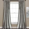 Velvet Dream Light Filtering Window Curtain Panel Set