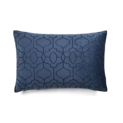 Velvet Geo Decorative Pillow Cover