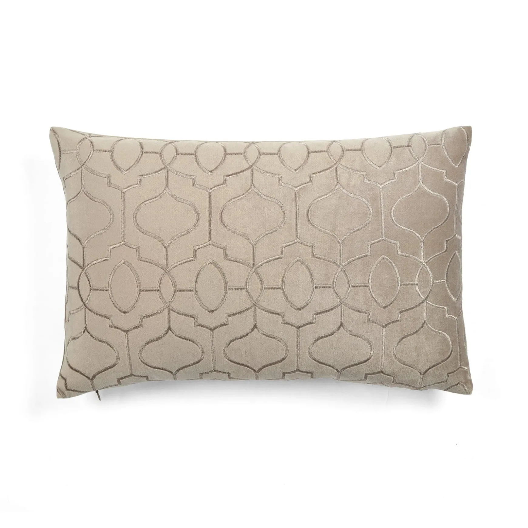 Velvet Geo Decorative Pillow Cover