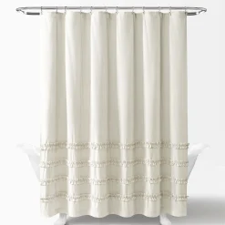 Vintage Stripe Yarn Dyed Shower Curtain