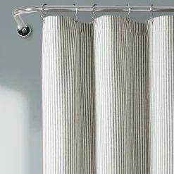 Vintage Stripe Yarn Dyed Shower Curtain