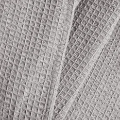 Waffle Cotton Knit Tassel Fringe Throw