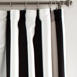 Wilbur Stripe Light Filtering Window Curtain Set