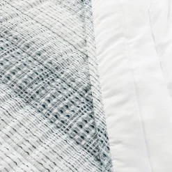 Yarn Dyed Textured Stripe Waffle Quilt 3 Piece Set